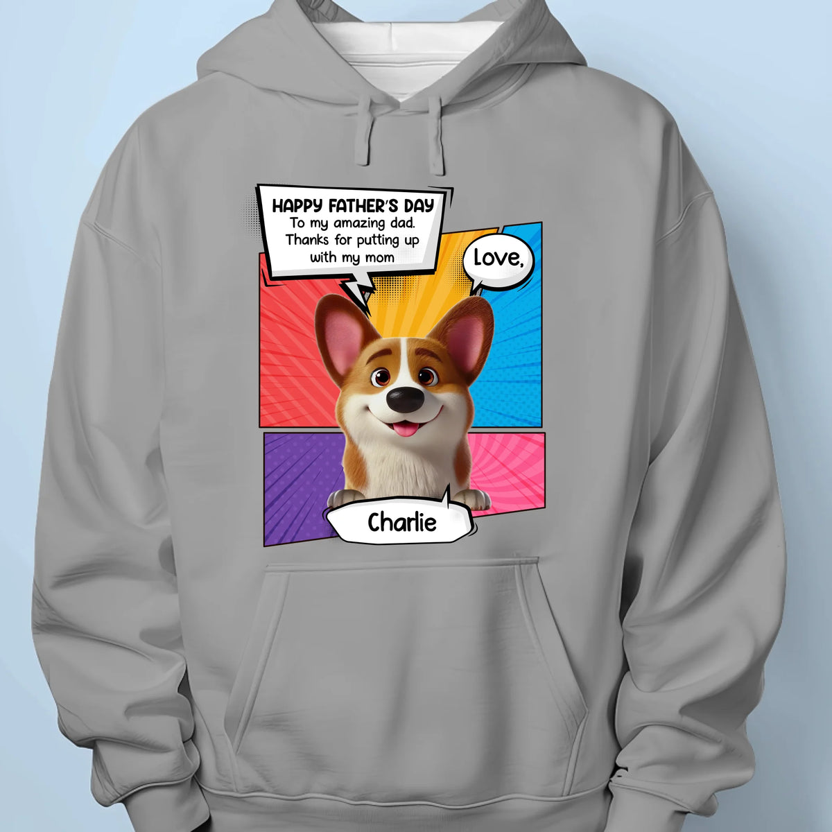Dog Dad Of The Year - Dog Personalized Custom Unisex T-shirt, Premium T-shirt, Hoodie - Father's Day,  Gift For Dad, Pet Owners, Pet Lovers