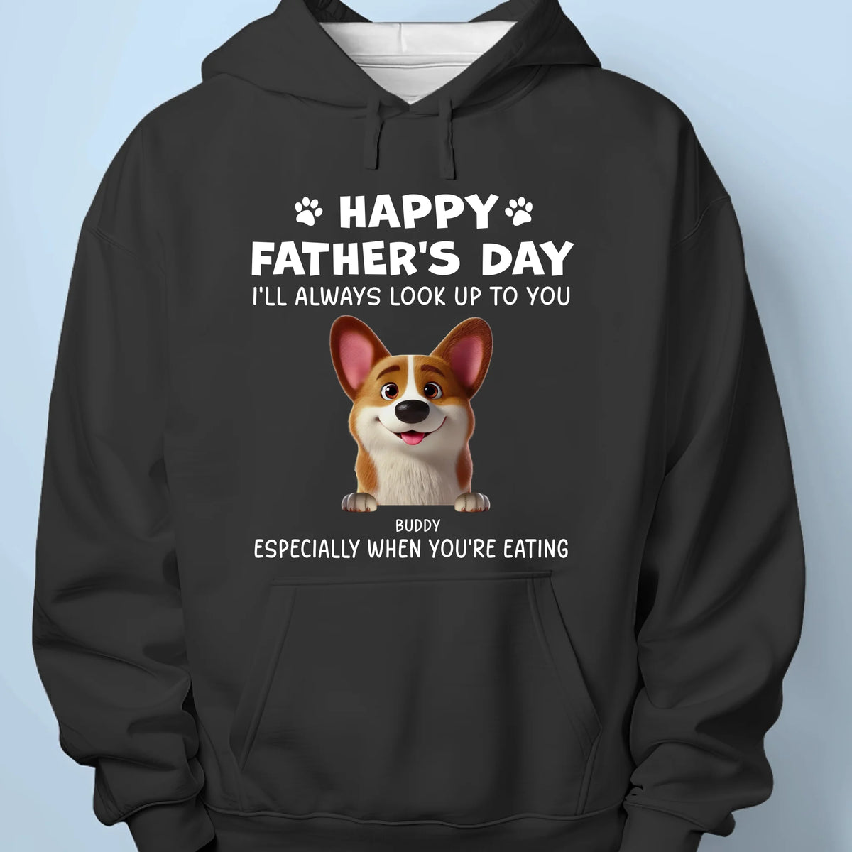 Best Dad Ever, Especially At Dinner Time - Dog Personalized Custom Unisex T-shirt, Premium T-shirt, Hoodie - Father's Day, Gift For Dad, Pet Owners, Pet Lovers
