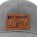 You're My Favorite, Grandpa - Family Personalized Custom Leather Patch Hat - Gift For Dad, Grandpa
