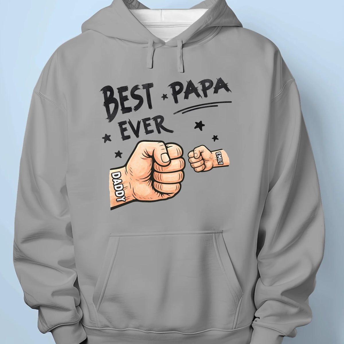 Best Daddy In The Universe - Family Personalized Custom Unisex T-shirt, Premium T-shirt, Hoodie -  Father's Day, Gift For Dad, Grandpa