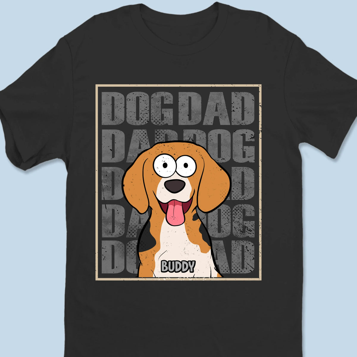 Wag More, Bark Proud - Dog Personalized Custom Unisex T-shirt, Premium T-shirt, Hoodie - Father's Day, Gift For Pet Owners, Pet Lovers