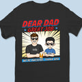 Cheers To You, Dad - Family Personalized Custom Unisex T-shirt, Premium T-shirt, Hoodie - Father's Day, Gift For Dad, Grandpa