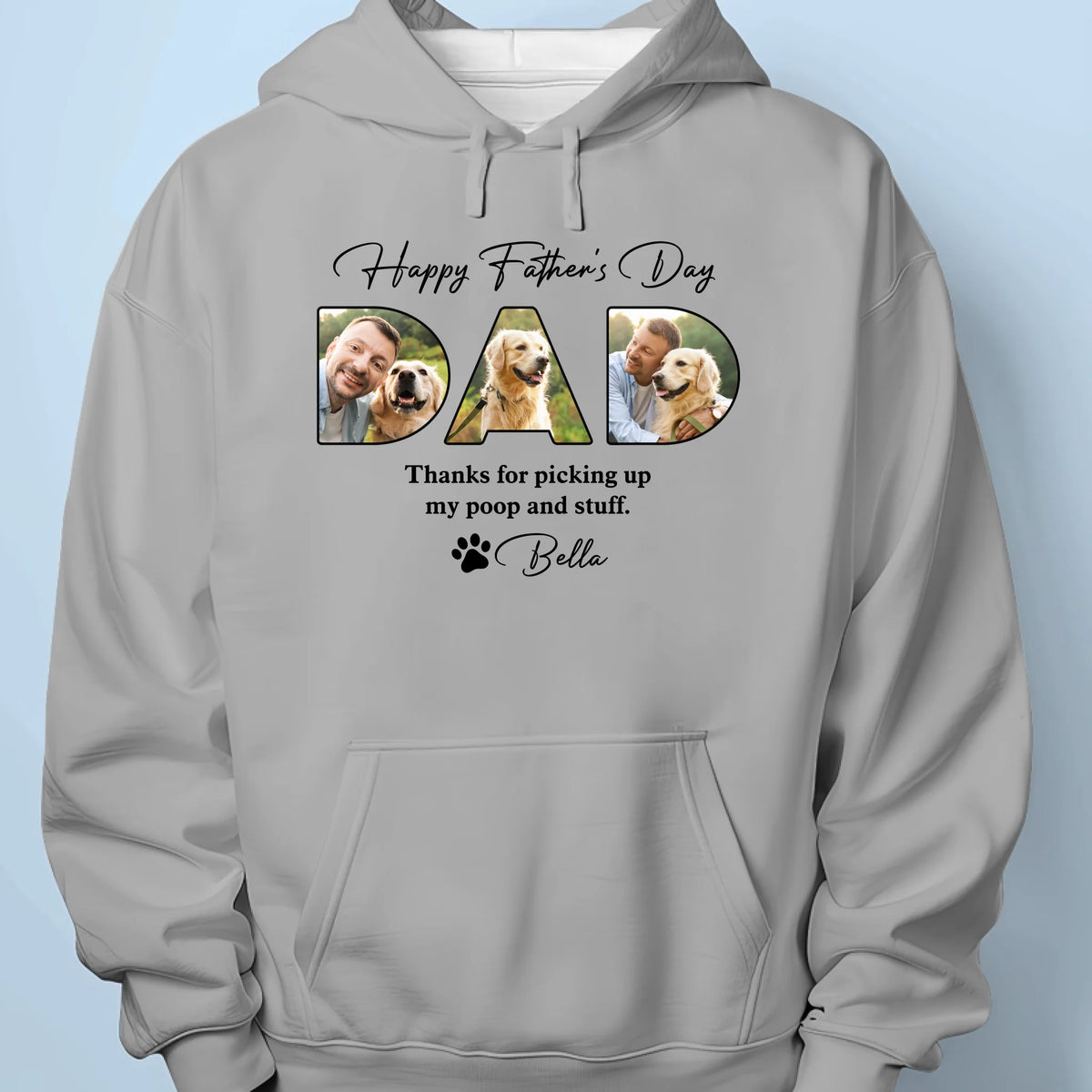 Custom Photo Life Is Better With You Dad - Dog Personalized Custom Unisex T-shirt, Premium T-shirt, Hoodie - Father's Day, Gift For Dad, Pet Owners, Pet Lovers