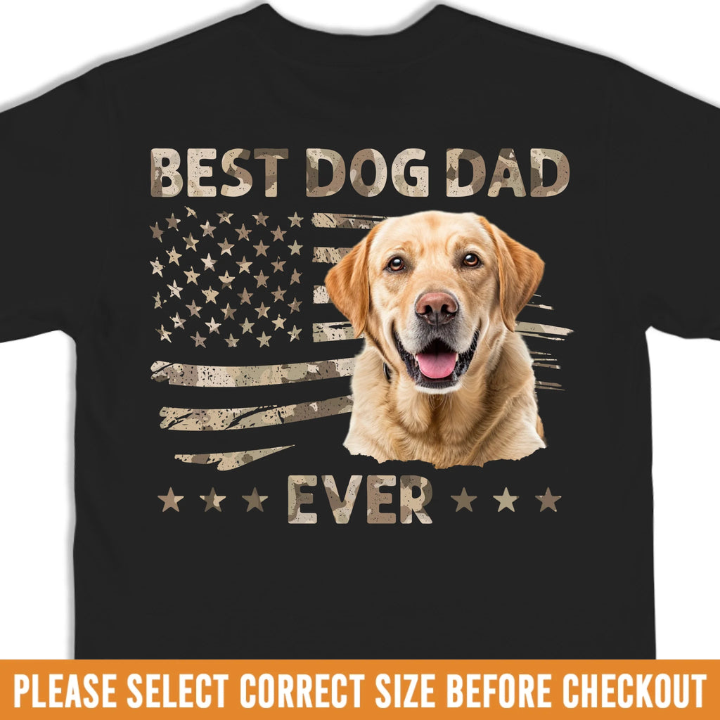Custom Photo Ultimate Dog Dad - Dog & Cat Personalized Custom Back Printed Unisex T-shirt, Hoodie, Sweatshirt - Father's Day, Gift For Pet Owners, Pet Lovers