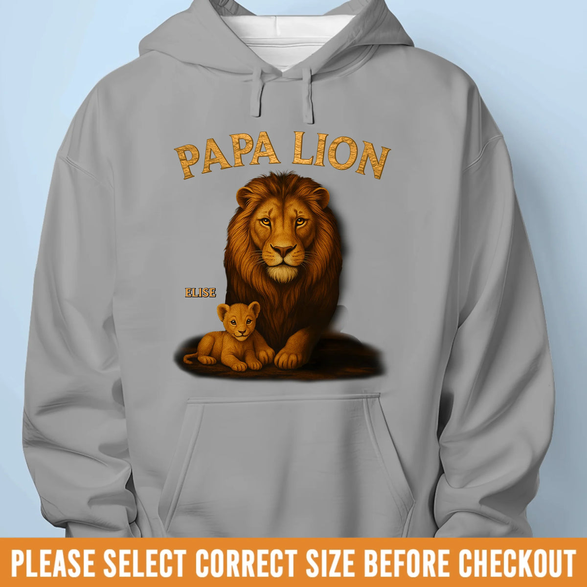 King Of The Pride - Family Personalized Custom Unisex T-shirt, Premium T-shirt, Hoodie - Father's Day, Gift For Dad, Grandpa