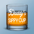 Daddy's Sippy Cup - Family Whiskey Glass - Gift For Dad, Grandpa
