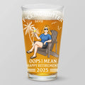 Peace Out, Productivity Killer - Coworker Personalized Custom Beer Glass - Appreciation, Retirement Gift For Coworkers, Work Friends, Colleagues