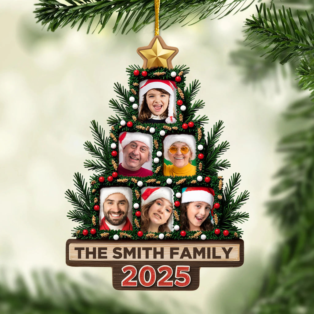 Custom Photo Acrylic Ornament - Personalized Christmas Birthday Gifts For Mom, Dad, Kids - Together We Have It All