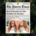 Custom Photo Acrylic Ornament - Personalized Christmas Best Friend Birthday Gifts For Women, Besties, Sisters, BFF - Best Friends Times