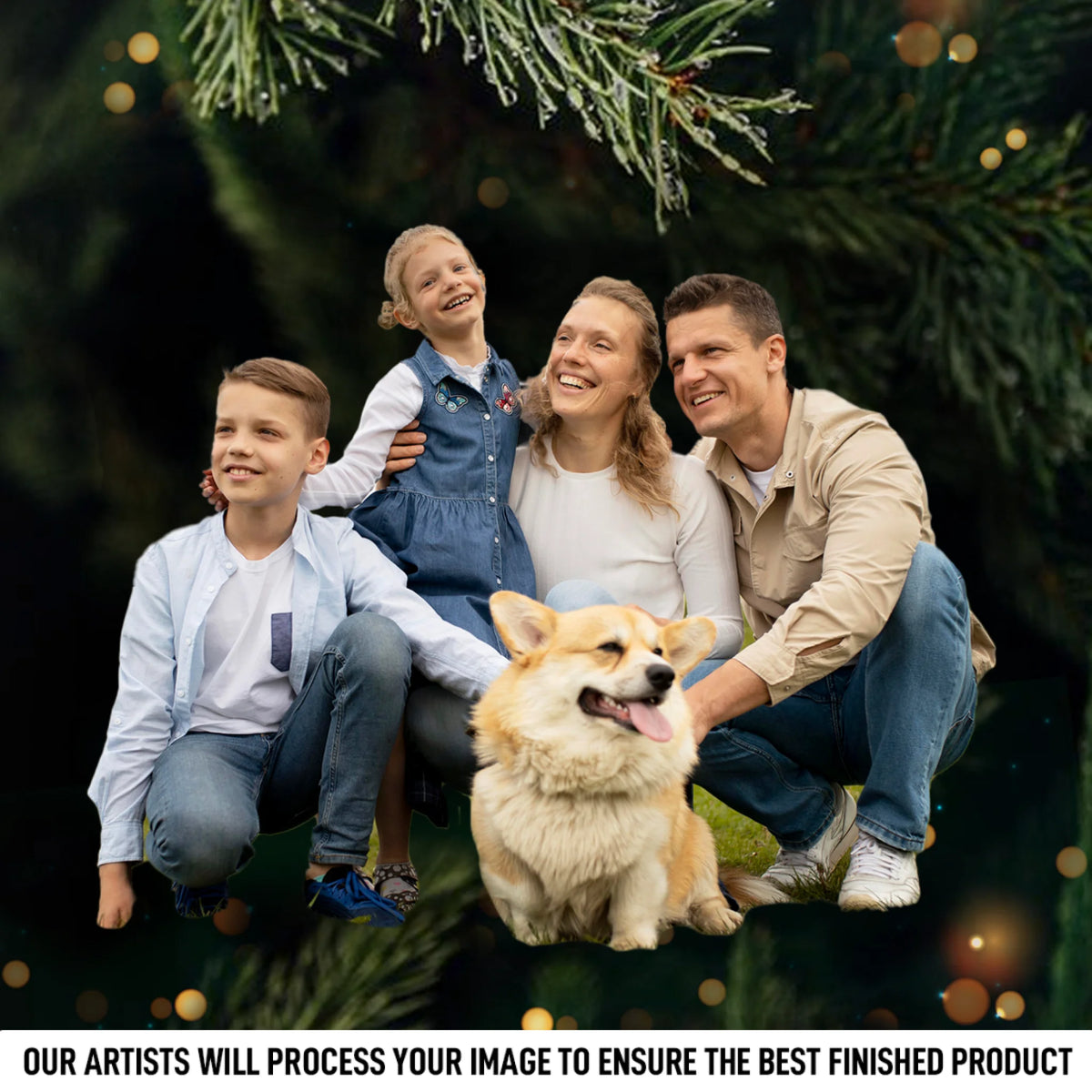 Custom Photo Acrylic Ornament - Personalized  Christmas Birthday Gifts For Mom, Dad, Kids - Family, My Greatest Blessing