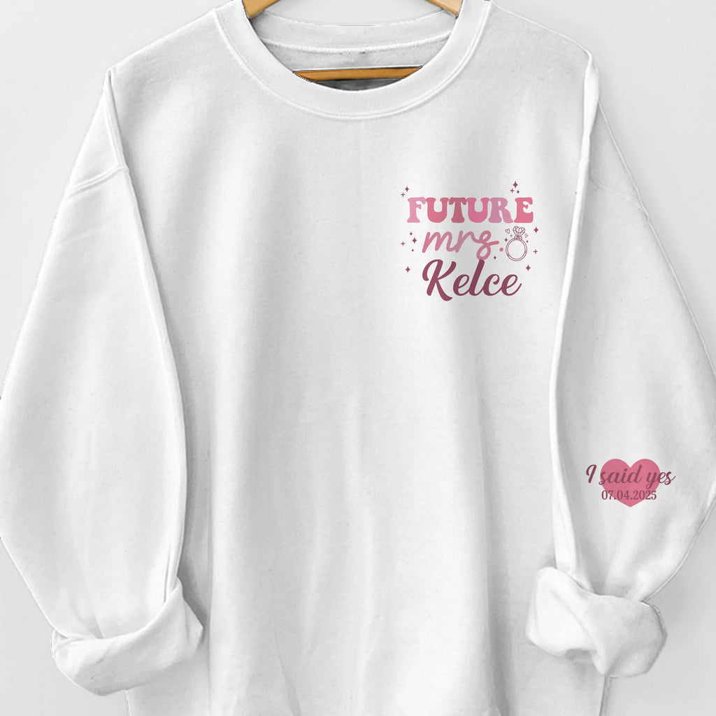 Custom Unisex Sweatshirt, Hoodie With Design On Sleeve - Personalized Gifts For Husband And Wife, Him And Her - Two Souls, One Story