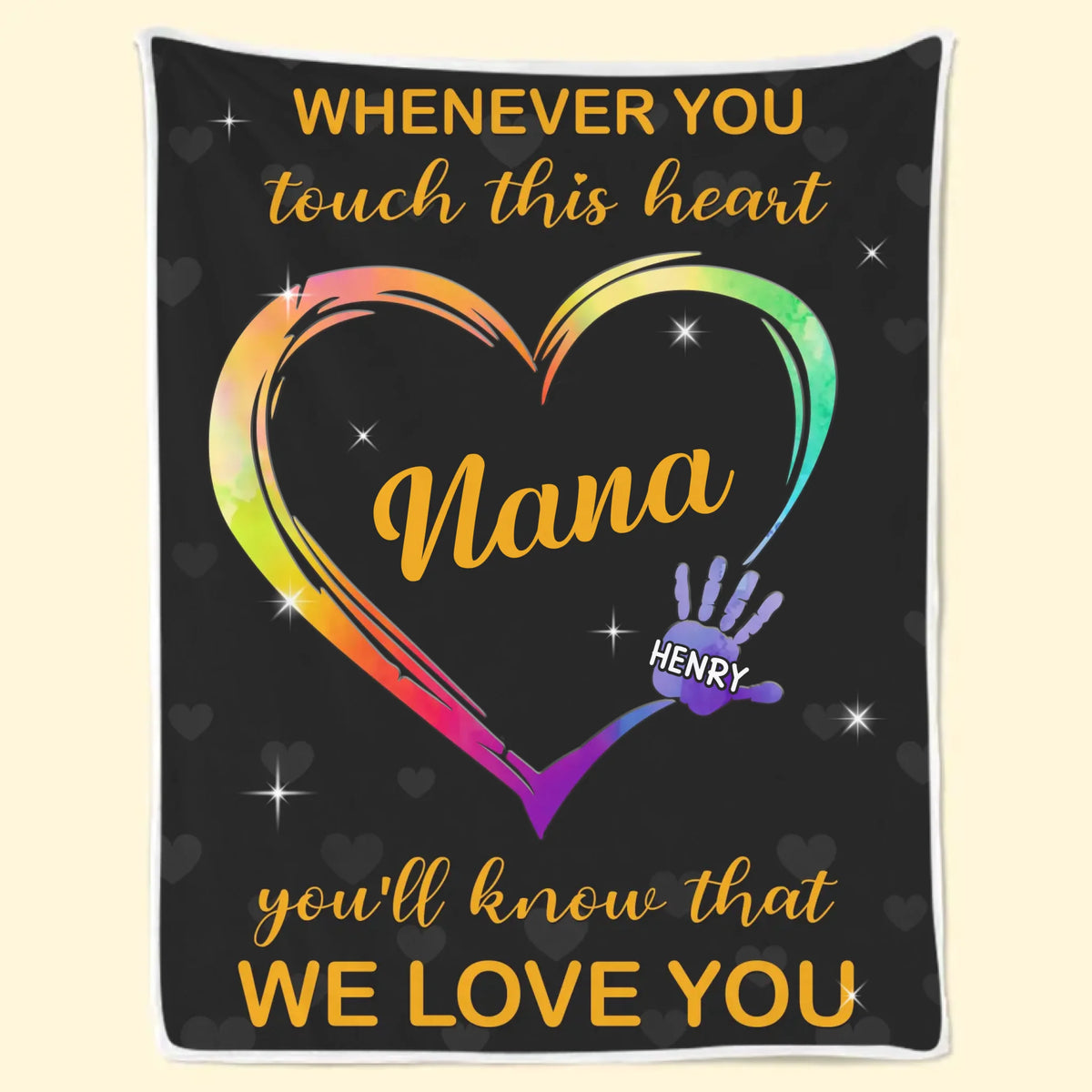 Custom Blanket - Personalized Birthday Gifts For Mom, Grandma - You'll Know That We Love You