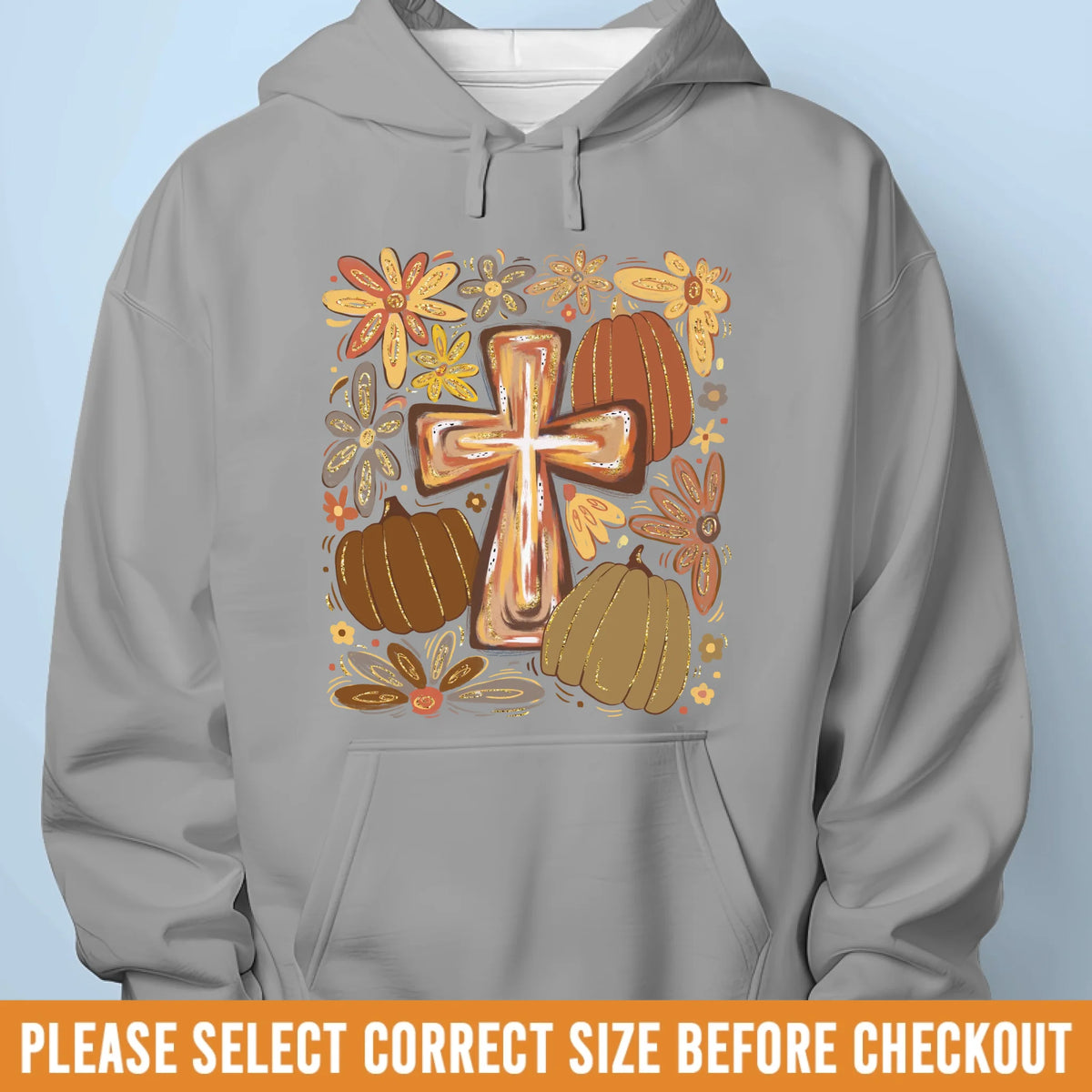 Unisex T-shirt, Premium T-shirt, Hoodie - Christian Gifts For All Believers, Jesus Lovers, Men, Women - Faith And Gratitude Beautifully Wrapped In Autumn Colors