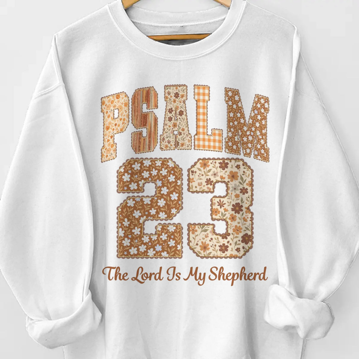 Unisex Sweatshirt, Hoodie With Design On Sleeve - Personalized Christian Gifts For All Believers, Jesus Lovers, Men, Women - Celebrating Both Autumn Beauty And Everlasting Faith