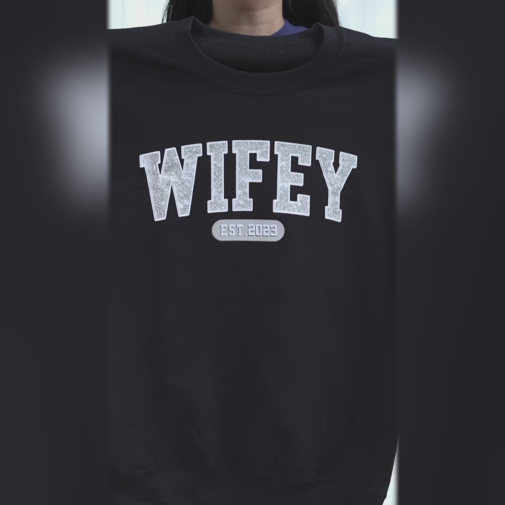 Heart To Heart - Couple Personalized Custom Unisex Sweatshirt With Design On Sleeve - Gift For Husband Wife, Anniversary